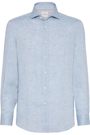 Brunello Cucinelli Hemd aus Eco-Leinen