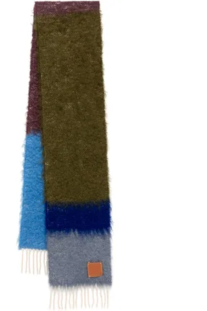 Loewe Schal mit Logo-Patch