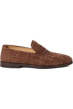Brunello Cucinelli Loafer mit Webmuster