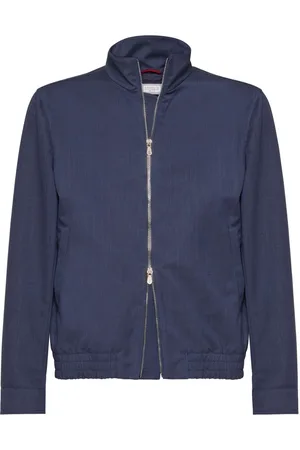Brunello Cucinelli Bomberjacke mit gebondetem Effekt