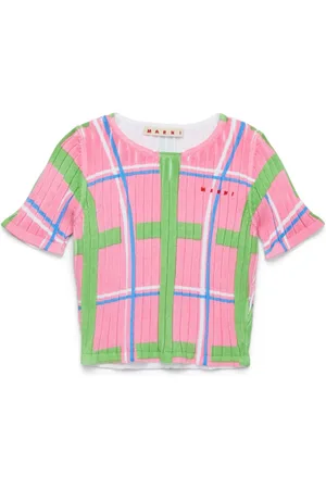 Marni Kariertes T-Shirt