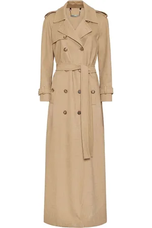 Philipp Plein Langer Trenchcoat mit Monogramm
