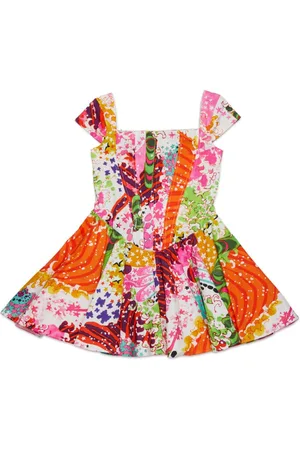 Dsquared2 Kleid mit Farbklecks-Print