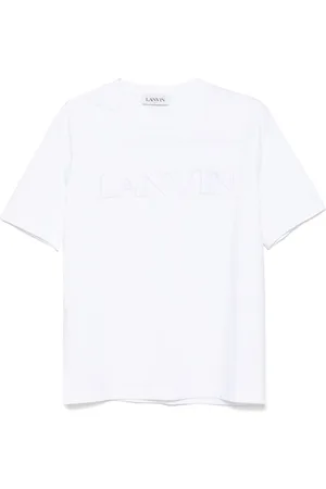 Lanvin T-Shirt mit Logo-Stickerei