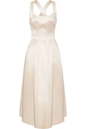 Serafini Midikleid aus Satin