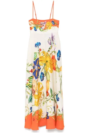 ALÉMAIS Flores Midikleid