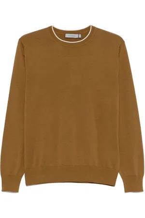 CANALI Pullover mit Kontrastdetails