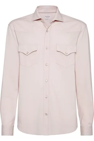 Brunello Cucinelli Piqué-Hemd