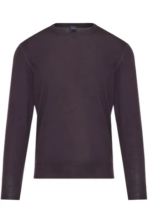 FEDELI Pullover mit Rundhalsausschnitt