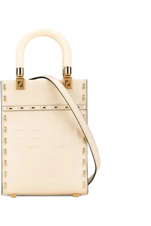 Fendi 2000-2010 mini Sunshine Stachel-Tasche aus Leder
