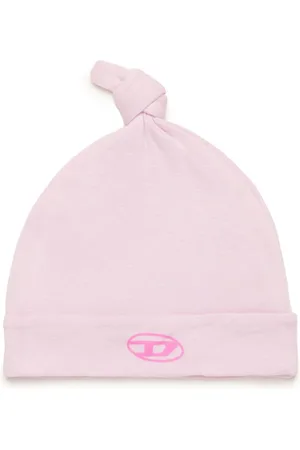 Diesel Beanie mit Logo-Print