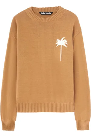 Palm Angels Pullover mit Palmenstrick