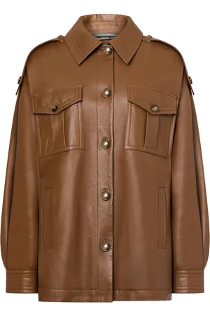 Alberta Ferretti Klassische Lederjacke