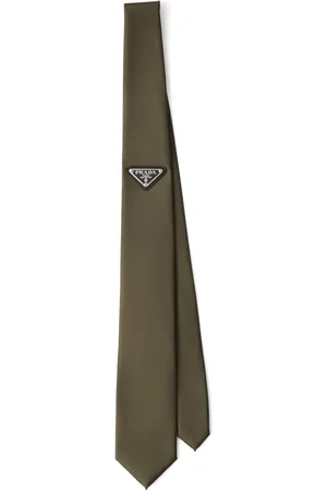 Prada Krawatte mit Triangel-Logo