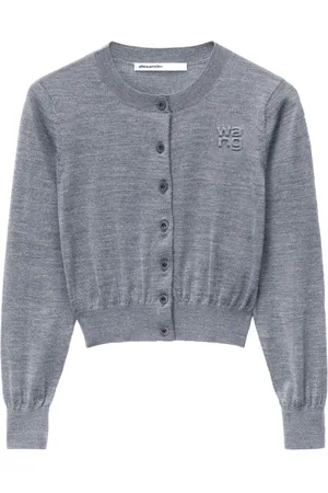 Alexander Wang Cardigan mit Logo-Prägung