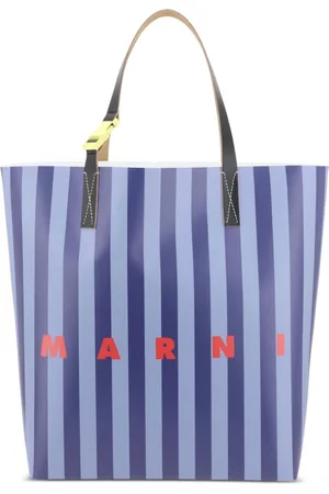 Marni Gestreifter Shopper