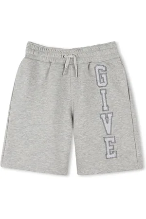 Givenchy Fleece-Shorts mit aufgesticktem Logo