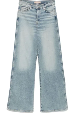7 for all Mankind Lotta Jeans mit weitem Bein