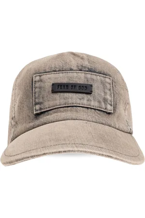 FEAR OF GOD Jeans-Baseballkappe mit Logo-Patch
