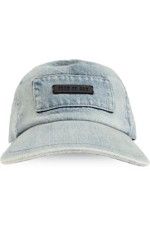 FEAR OF GOD Jeans-Baseballkappe mit Logo-Patch