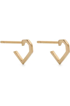Aliita 18kt Corazon Gelbgoldohrstecker
