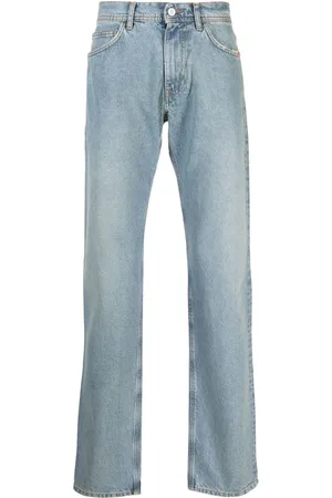 AMISH Gerade Jeans in Distressed-Optik