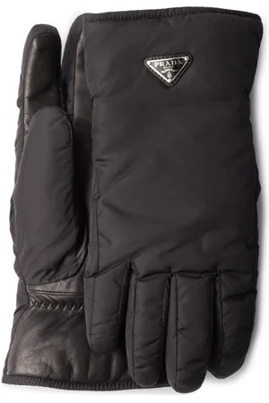 Prada Handschuhe mit Triangel-Logo