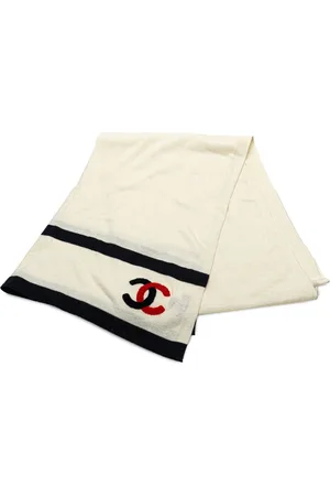 CHANEL 2010 CC Schal aus Baumwolle