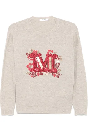 Max Mara Pullover mit Pailletten