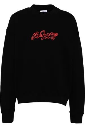 OFF-WHITE Sweatshirt mit Logo-Stickerei