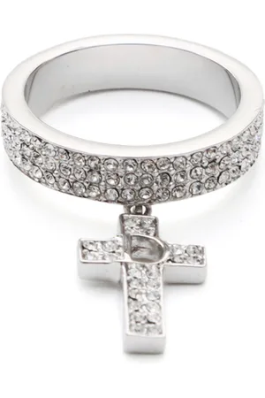 Dior 2010s Ring mit Kreuz-Logo