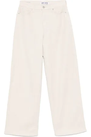 DKNY High-Rise-Jeans mit Metallic-Beschichtung