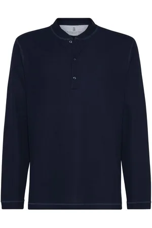 Brunello Cucinelli Langärmeliges Poloshirt