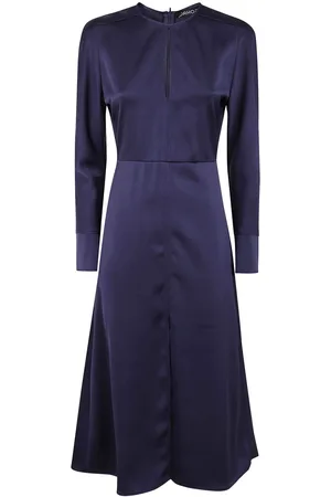 DRHOPE Midikleid aus Satin