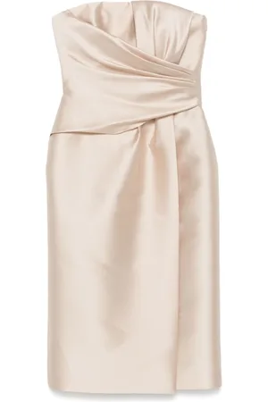 Alberta Ferretti Schulterfreies Midikleid
