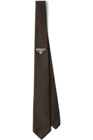 Prada Krawatte mit Triangel-Logo