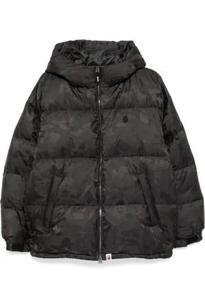 A Bathing Ape Steppjacke mit Logo