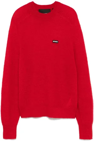 ROTATE Pullover mit Logo-Patch