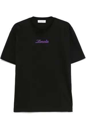 Lanvin T-Shirt mit Logo-Stickerei