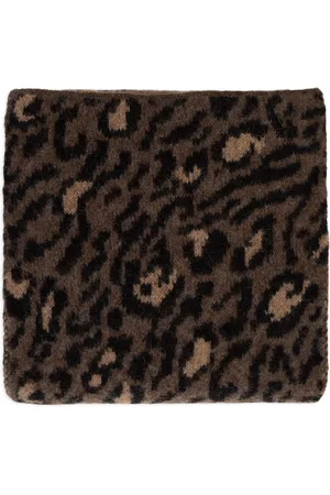 A.P.C. Schal mit Leoparden-Intarsie