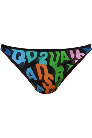 Dsquared2 Bikinihöschen mit Logo-Print
