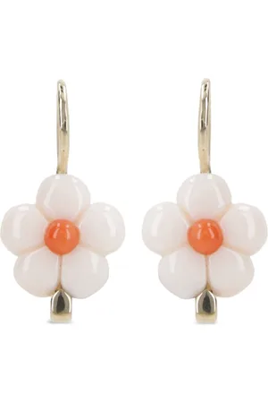Aliita 9kt Daisy Gelbgoldohrringe