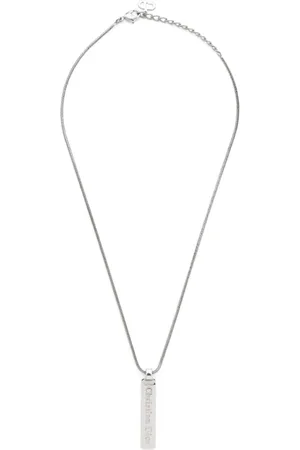 Dior 2000s Halskette mit Logo-Anhänger