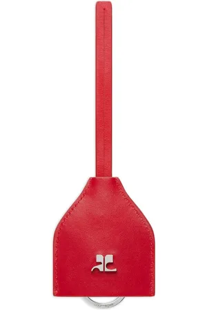 Courrèges Schlüsselanhänger mit Logo-Schild