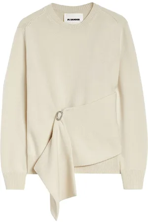 Jil Sander Pulllover mit gerafften Details