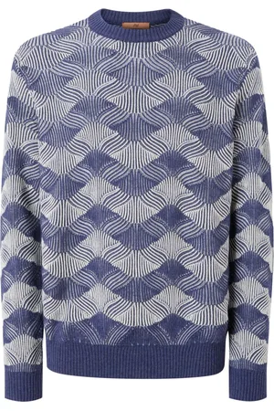 Missoni Gerippter Pullover mit rundem Ausschnitt