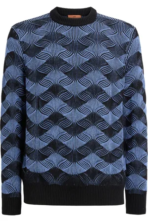 Missoni Gerippter Pullover mit rundem Ausschnitt