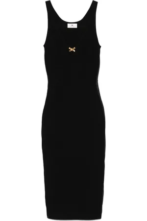 Elisabetta Franchi Midikleid mit Schleifendetail