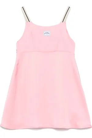 Palm Angels Kleid mit Logo-Patch