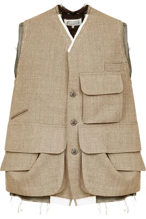 Maison Margiela Cargoweste aus Wolle